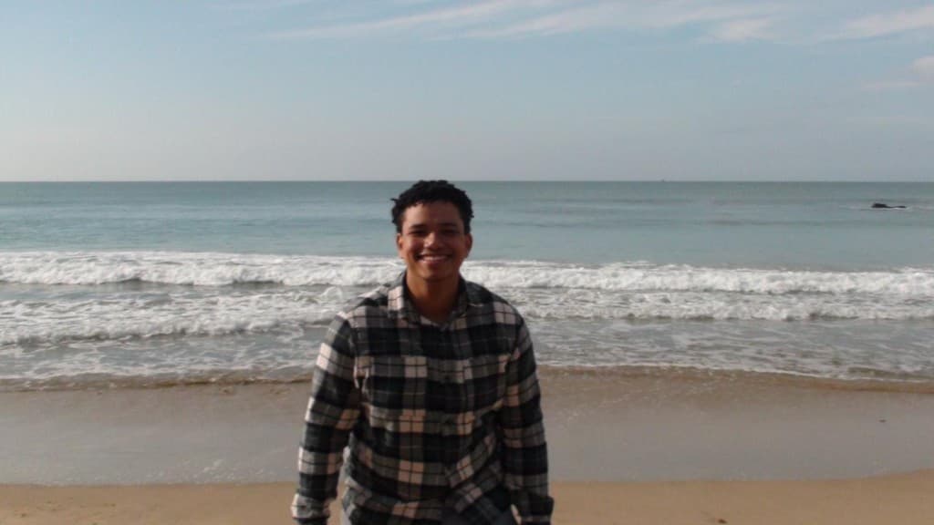 Ethan Classen at the beach